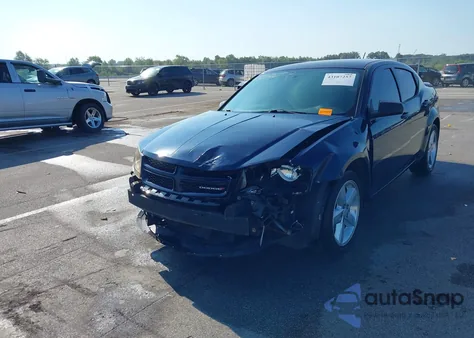 2014 Dodge Avenger Se из США, поврежденный, VIN 1C3CDZAB1EN227847